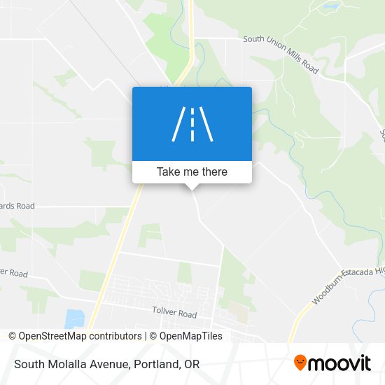 Mapa de South Molalla Avenue