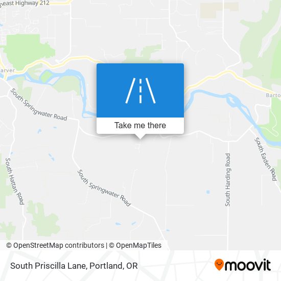 Mapa de South Priscilla Lane