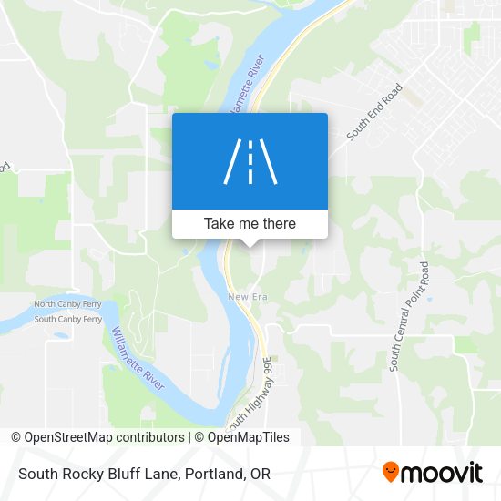 Mapa de South Rocky Bluff Lane