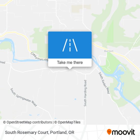 South Rosemary Court map