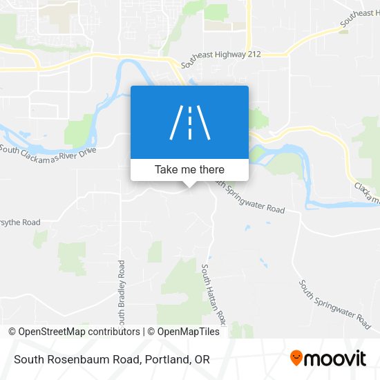 South Rosenbaum Road map