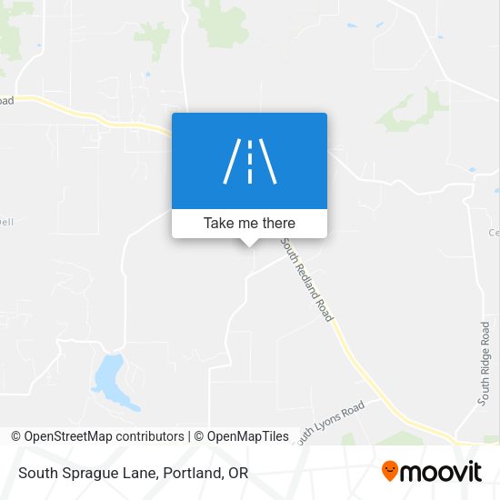 Mapa de South Sprague Lane