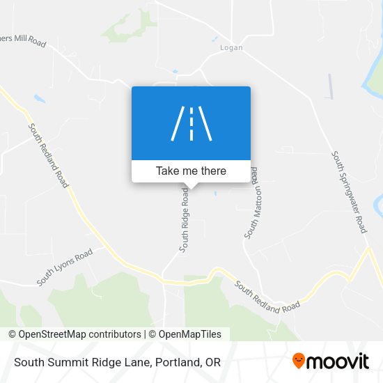 South Summit Ridge Lane map