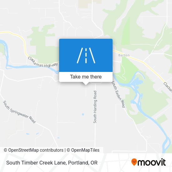 South Timber Creek Lane map