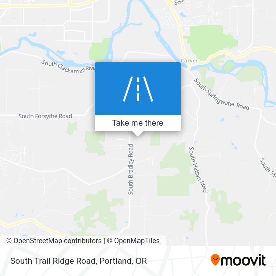 South Trail Ridge Road map