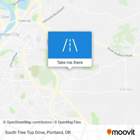 South Tree Top Drive map