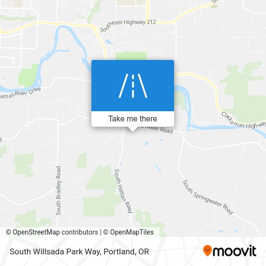 South Willsada Park Way map