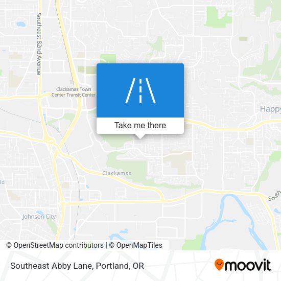 Southeast Abby Lane map