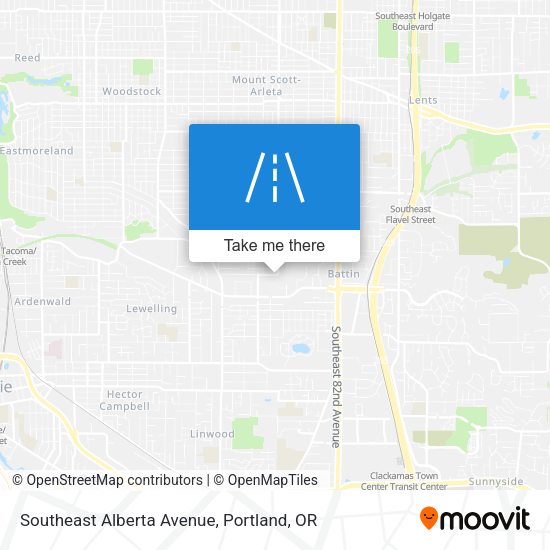 Southeast Alberta Avenue map