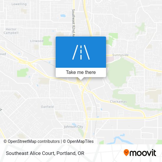 Southeast Alice Court map