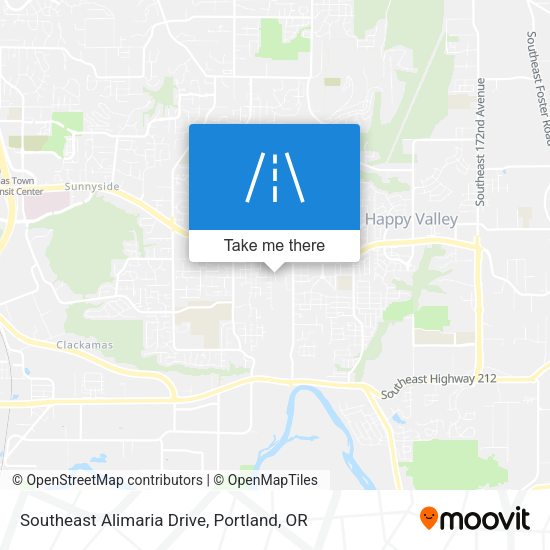 Southeast Alimaria Drive map