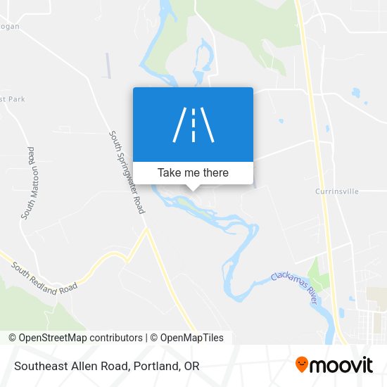 Mapa de Southeast Allen Road