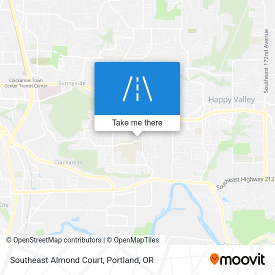 Mapa de Southeast Almond Court