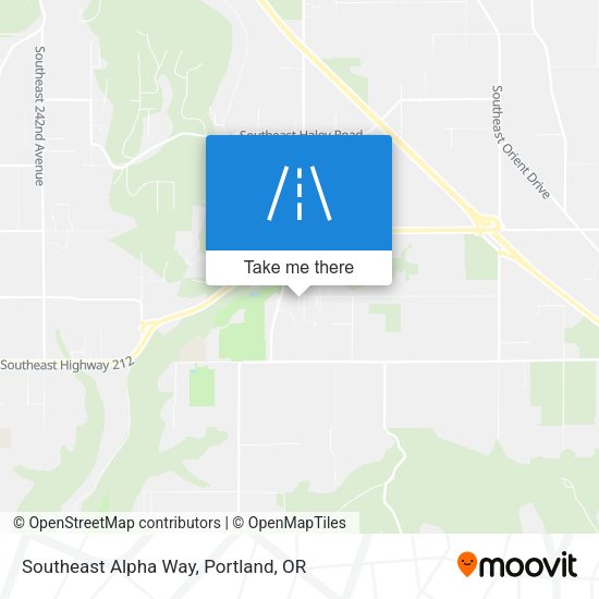 Mapa de Southeast Alpha Way