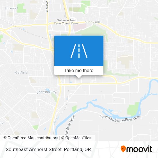 Southeast Amherst Street map