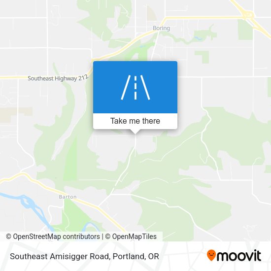Southeast Amisigger Road map