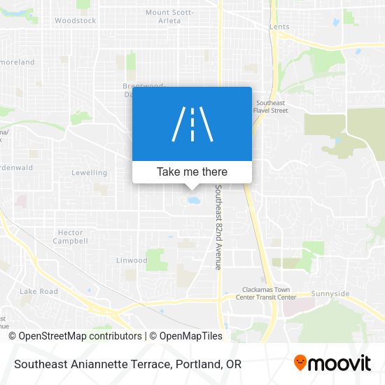 Southeast Aniannette Terrace map