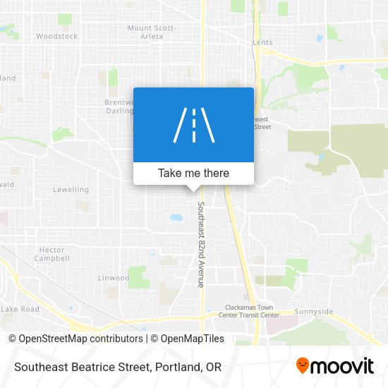Mapa de Southeast Beatrice Street