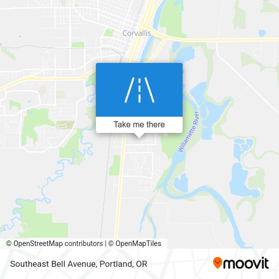 Southeast Bell Avenue map