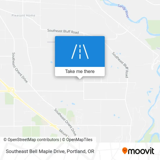 Southeast Bell Maple Drive map