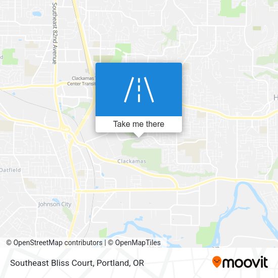 Southeast Bliss Court map