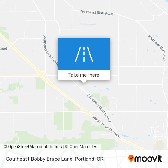 Southeast Bobby Bruce Lane map