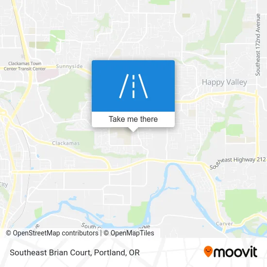 Southeast Brian Court map