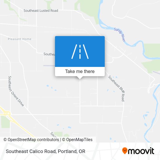Southeast Calico Road map