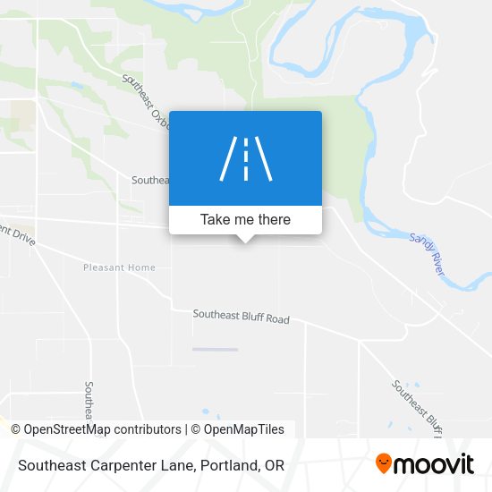 Southeast Carpenter Lane map
