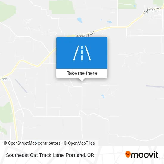 Southeast Cat Track Lane map
