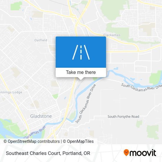 Southeast Charles Court map