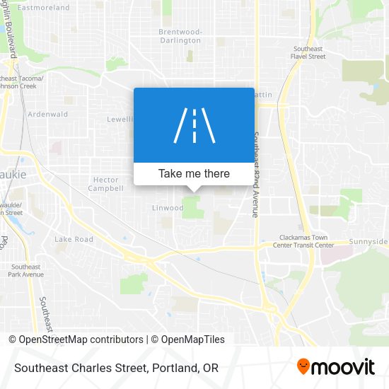Southeast Charles Street map