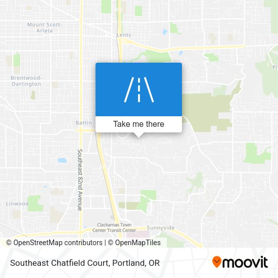 Southeast Chatfield Court map