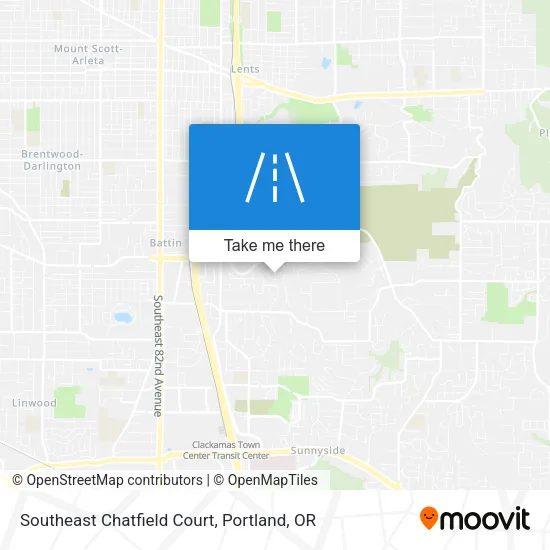 Southeast Chatfield Court map