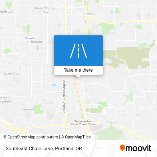Southeast Chloe Lane map