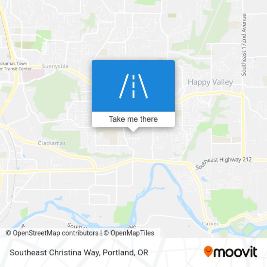 Mapa de Southeast Christina Way
