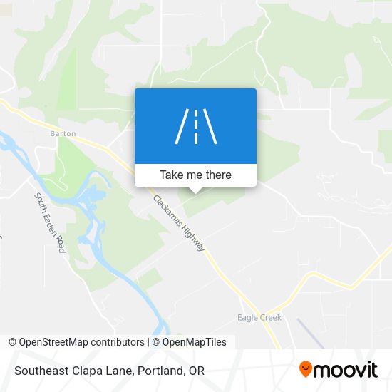 Southeast Clapa Lane map