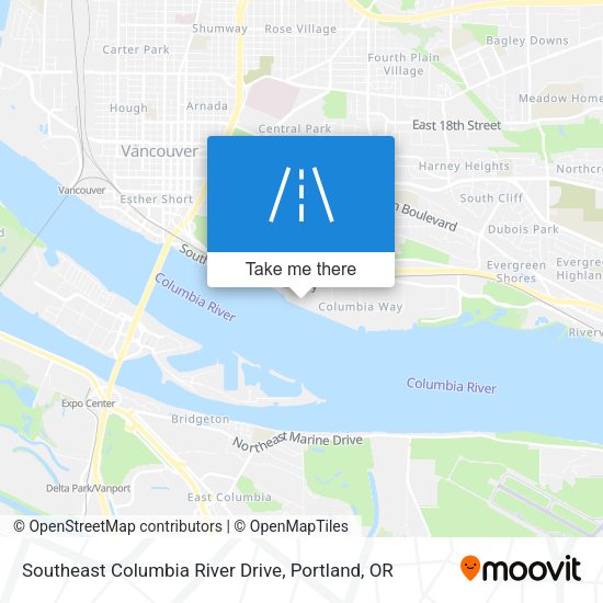Southeast Columbia River Drive map