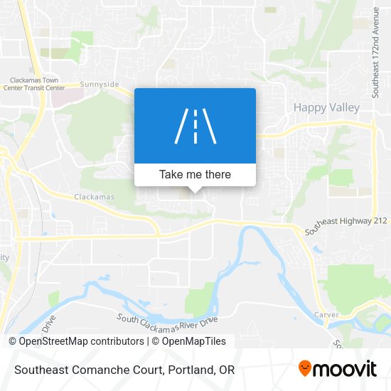 Southeast Comanche Court map
