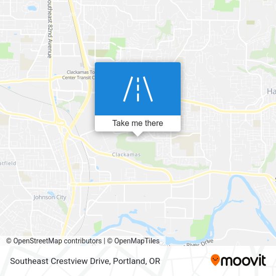 Southeast Crestview Drive map