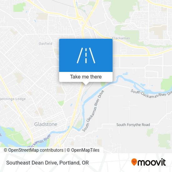 Southeast Dean Drive map