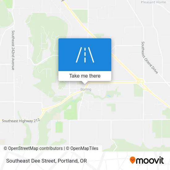 Southeast Dee Street map