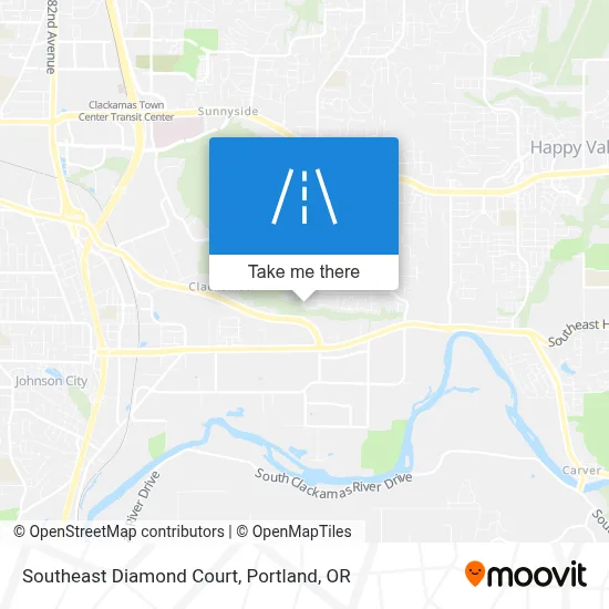 Southeast Diamond Court map