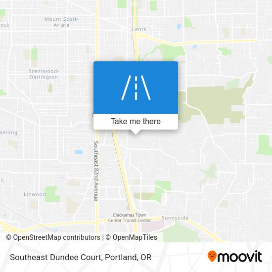 Southeast Dundee Court map