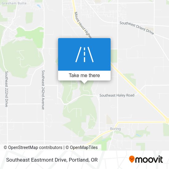Southeast Eastmont Drive map