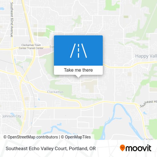 Southeast Echo Valley Court map