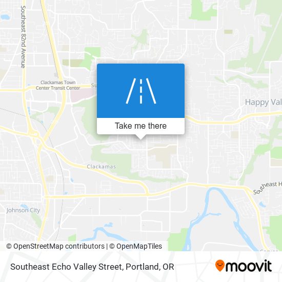 Southeast Echo Valley Street map