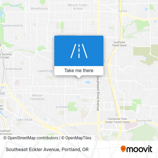 Southeast Eckler Avenue map