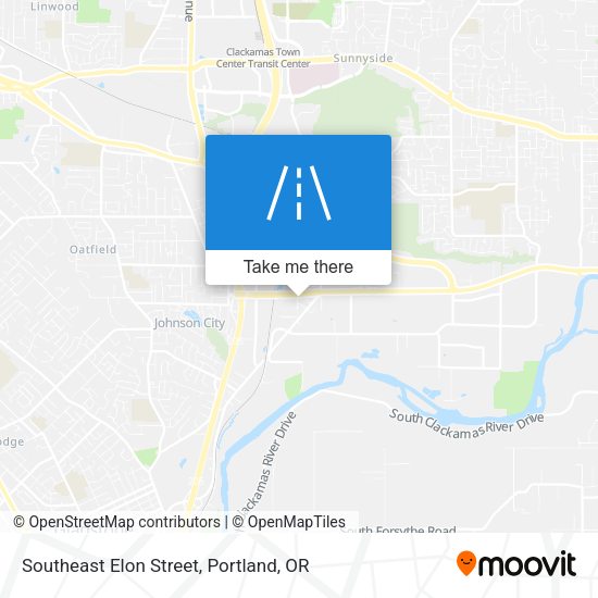 Southeast Elon Street map