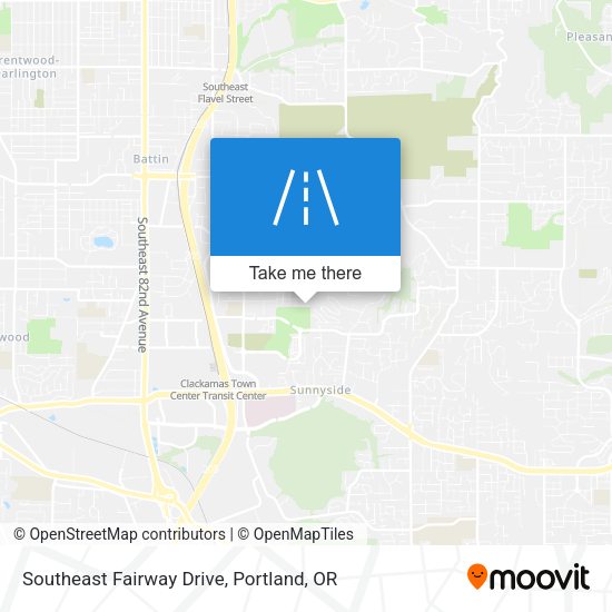 Southeast Fairway Drive map